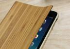 L'elegante custodia in bambù per iPad Air mantiene il tuo tablet elegante