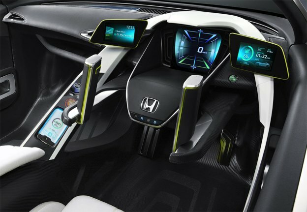 Концептуальный интерьер Honda EV-STER