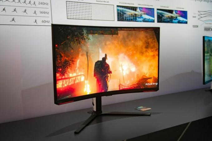 Gaming monitor Samsung Odyssey Neo G8.