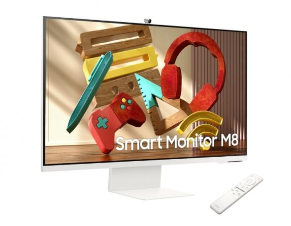 Le dernier moniteur intelligent de Samsung est livré avec une webcam pour la vidéoconférence. 