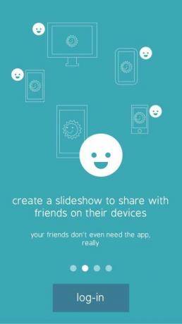 Bildschirm der Microsoft XIM-Foto-Sharing-App 1