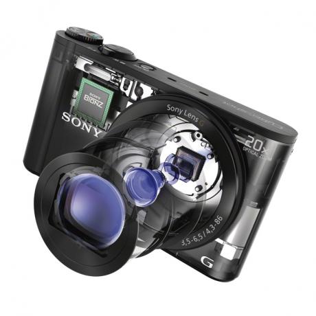 Sony dévoile de nouveaux appareils photo Cyber ​​Shot Point and Shoot 02252013 dsc wx300 black phantomcut jpg