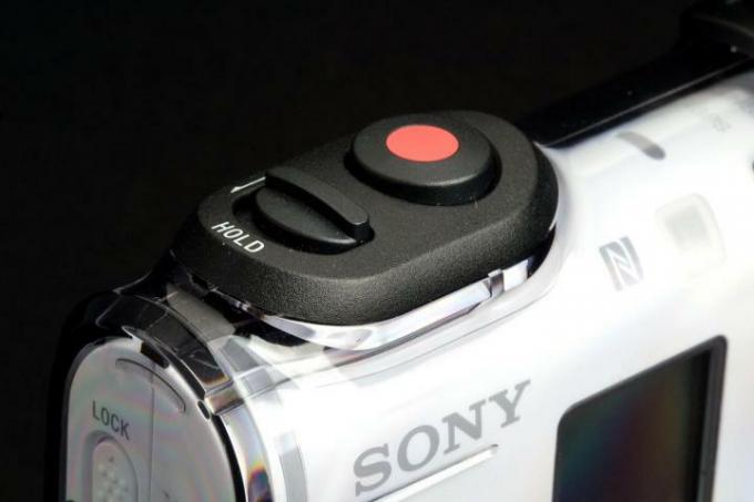 Commandes supérieures de la Sony Action Cam 4K