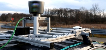 Střecha autonomního vozidla LIDAR