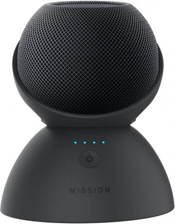 De Mission-batterijbasis voor HomePod mini.