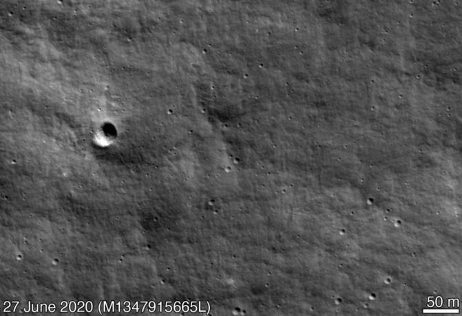 NASA'nın ay yörünge aracı Rus uzay aracının kaza yerinin yerini tespit ediyor