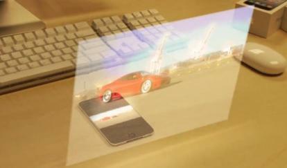 naslednji pametni telefon kupite holografski projektor v hologramu iphone