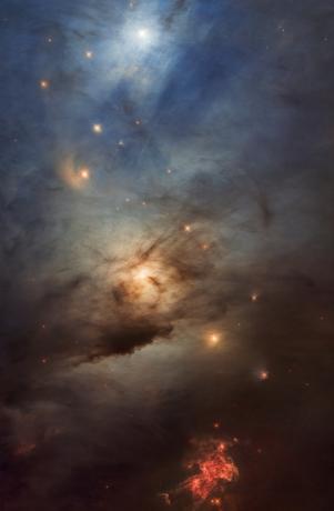 Hubble viert 33e verjaardag met verbluffend nevelbeeld