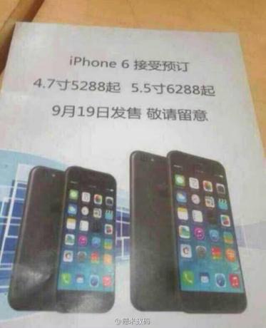 iPhone-6-Cena na Kitajskem