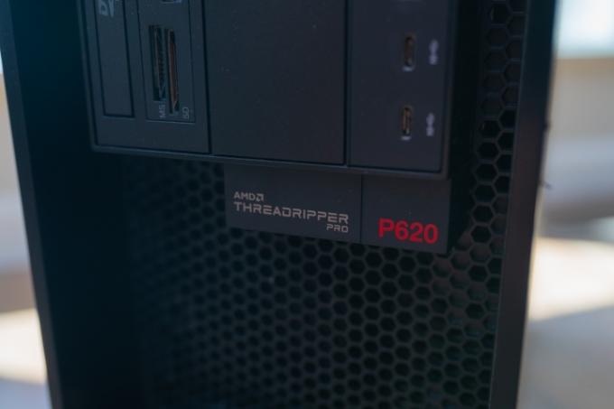 Threadripper-Logo auf dem Lenovo P620