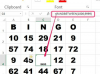 Bingokaarten maken in Excel