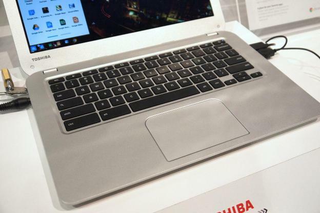 Toshiba Chromebook klavye açısı