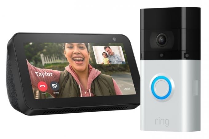 Ring Video Doorbell 3 Plus + Amazon Echo Show 5
