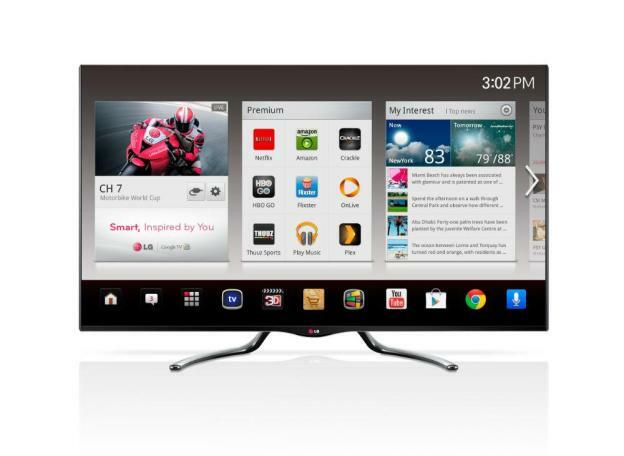 Mały ekran aplikacji LG Google TV
