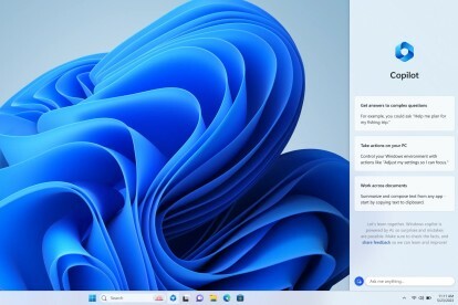 A Windows másodpilóta az oldalsó panelen használatos.