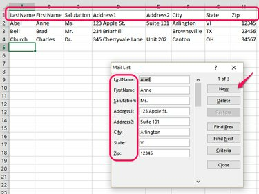 Brug af dataformularer