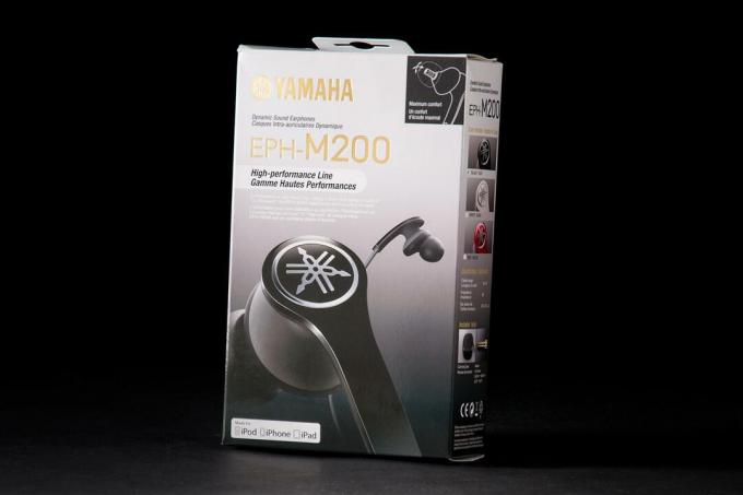 Balení sluchátek Yamaha EPH-M200