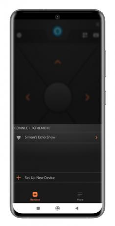 Aplikacija Amazon Echo Show 15 Alexa za Android.