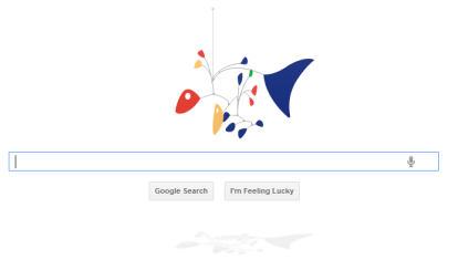 Homenagem HTML5 do Google ao artista americano Alexander Calder