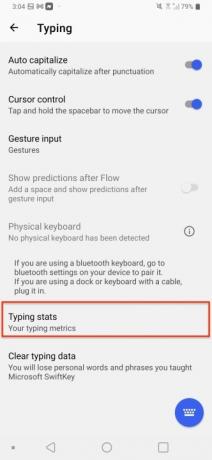 SwiftKey-statistik