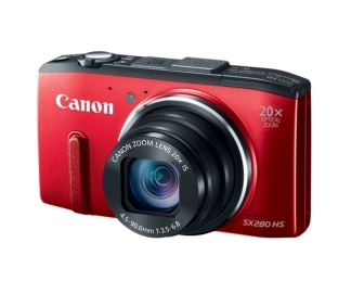 A Canon PowerShot SX280 HS egy ilyen digitális fényképezőgép beépített GPS-szel, amellyel a fényképek földrajzi címkézésére használhatók.