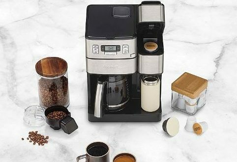 Een Cuisinart Coffee Center van bovenaf.