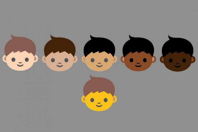 różnorodność emoji