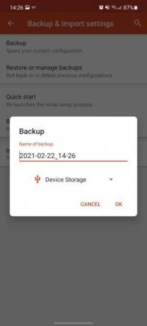 πώς να χρησιμοποιήσετε το nova launcher backup 2