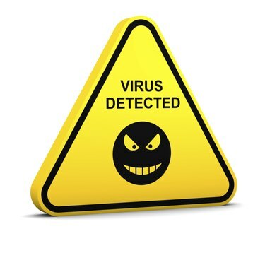 Figyelmeztetés: vírus észlelve