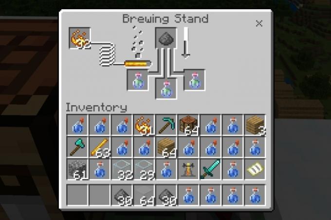 cum să faci poțiuni în minecraft brew splash potion