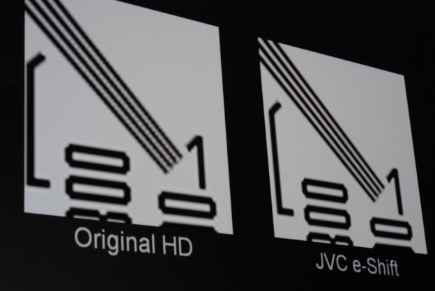 Demo di ridimensionamento JVC 4K