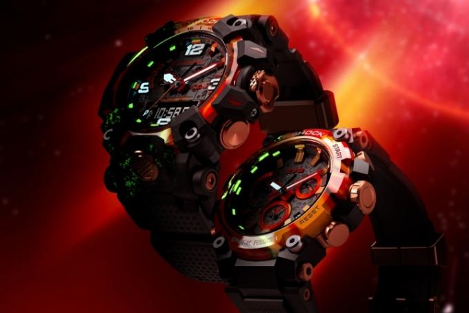 Casio G-Shocks Flare Red-Uhren zum 40-jährigen Jubiläum.