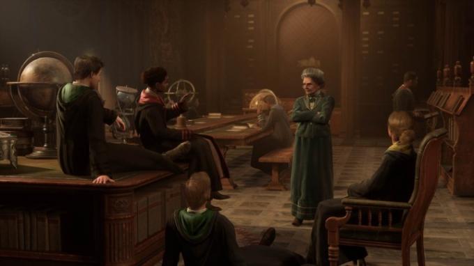 ครูสอนนักเรียนใน Hogwarts Legacy