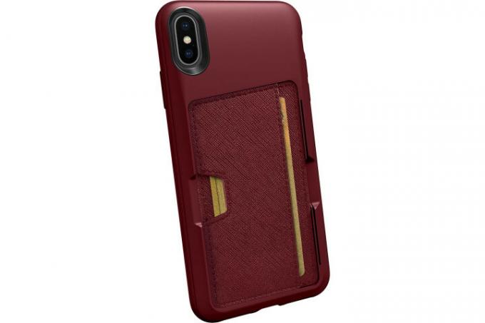 Smartish Wallet Slayer Hülle für iPhone XS Max in Rot.