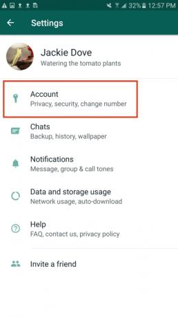 WhatsApp заблокировать Android