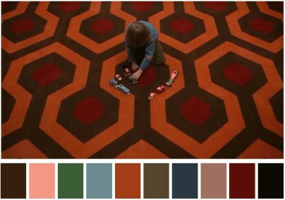 palety kinowe konto na Twitterze teoria kolorów