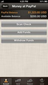 Screenshot der besten Apps der Woche: PayPal-Update