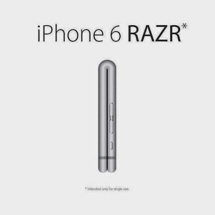 Anúncio do iPhone 6 Razr