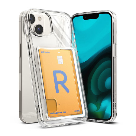 Ringke Fusion クリアケース カードスロット付き iPhone 14用