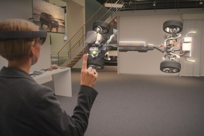 รถยนต์วอลโว่ Microsoft HoloLens