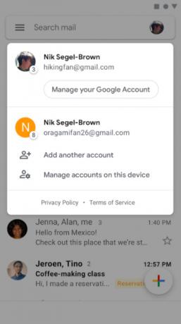Kontakt w Gmailu
