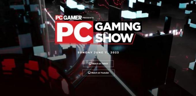 Datum in ura PC Gaming Show 2023.