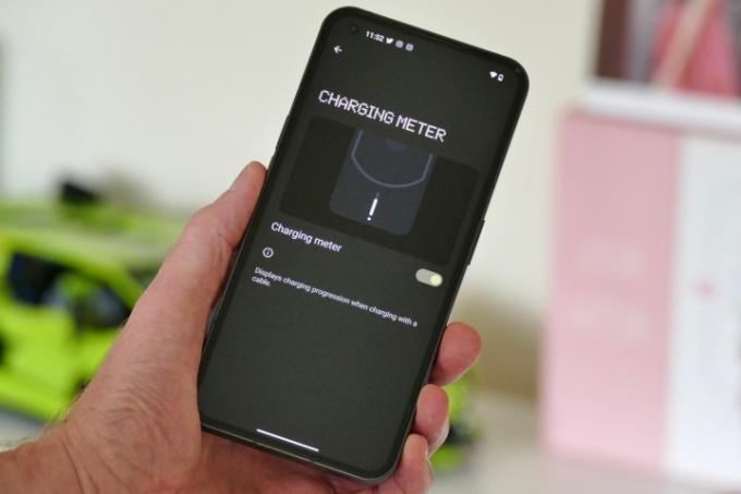 Лічильник заряду на телефоні Nothing Phone 1.