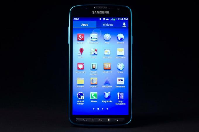 Sprednji zaslon Samsung Galaxy S4 Active pregled na mreži aplikacij