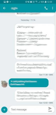 aktualizace zpráv pro Android v tmavém režimu material design 2 chat