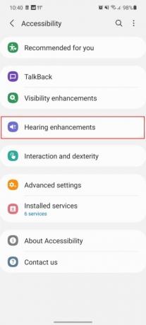 cómo activar subtítulos en vivo en Android 10 samsung 1 caption