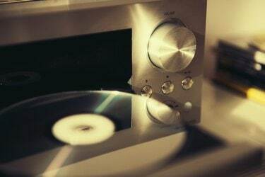 Audio-cd-speler vintage sfeer