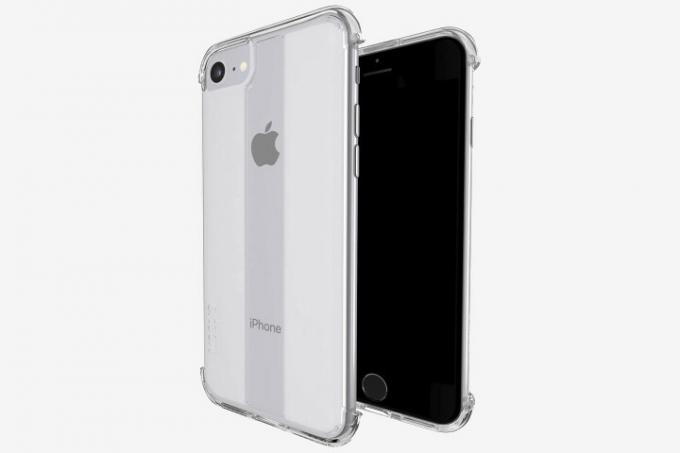 iPhone 8 em capa transparente Skech Stark