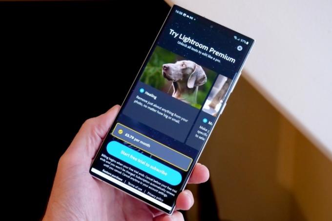 Adobe Lightroom för Samsung-appen på Galaxy S23 Ultra.