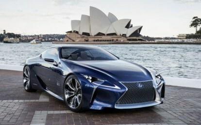 Concept Lexus LF-LC Bleu